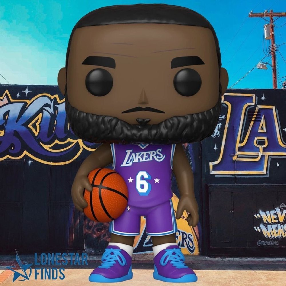 Funko POP! NBA Basketball Lebron James LA Los Angeles Lakers City Edition Jersey
